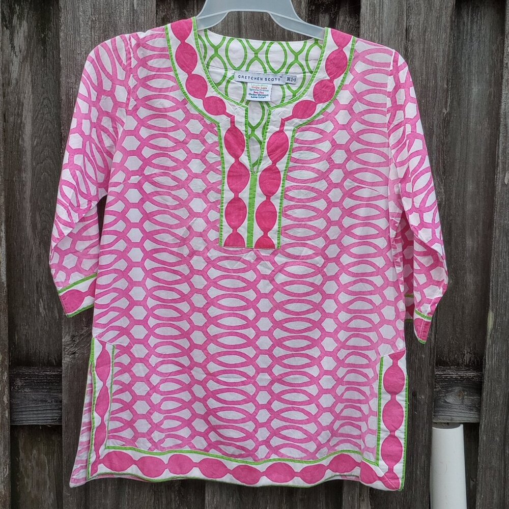 Gretchen Scott Designs V Neck Tunic top